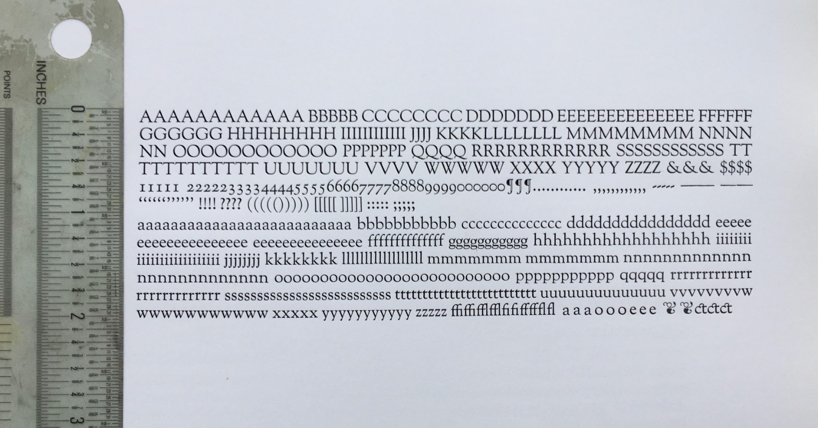 New Letterpress Type - 12 point Goudy Old Style 394