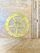 Antique Clock Movement Count Wheel  (65.4mm Dia, 9.3mm Inner Dia) (KD2658)