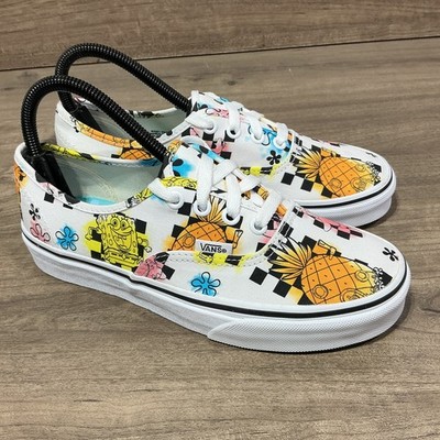 Vans x SpongeBob SquarePants Authentic Airbrush Skate Shoes Plankton Womens 6.5