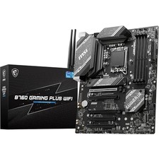 Black - MSI B760 Gaming Plus WiFi V1 ATX Motherboard 1700 DDR5