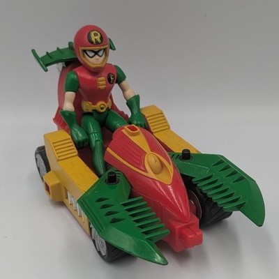 DC Comics Super Friends Robin Racer Vehicle with Figure Toy Collectibles