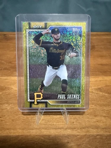 2026 Topps Series 1 Paul Skenes Yellow /399 Color Match Pirates
