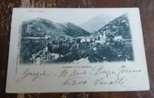CARTOLINA D'EPOCA BERGAMO PROVINCIA CLENESSO VAL VALLE  BREMBANA 1900