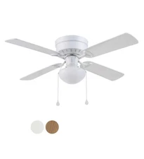 Harbor Breeze Armitage 42-in White Indoor Flush Mount Ceiling Fan w/Light NEW