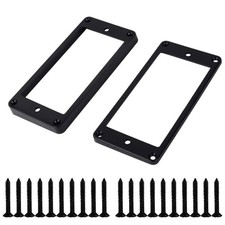 2 Pcs Humbucker Pickup Rings with Mounting Screws, Plastic Mounting...