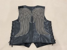 Daryl Dixon Biker Vest With Wings The Walking Dead - Cosplay Faux Leather
