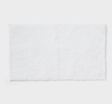 Threshold Cotton Tufted 20x34" Rectangle Bath Rug Runner Spa Inspired, White