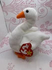 Gracie the Goose Ty Beanie Baby Vintage Toy - RARE With Tags - Retired (1996)