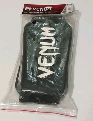 Venum Kontact Protective Slip-On MMA Shin Guards - Black  - NEW