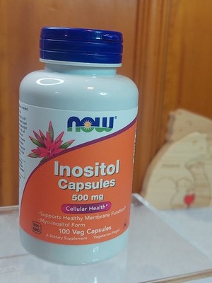 Now Foods, Inositol, 500 Mg, 100 Veg Caps