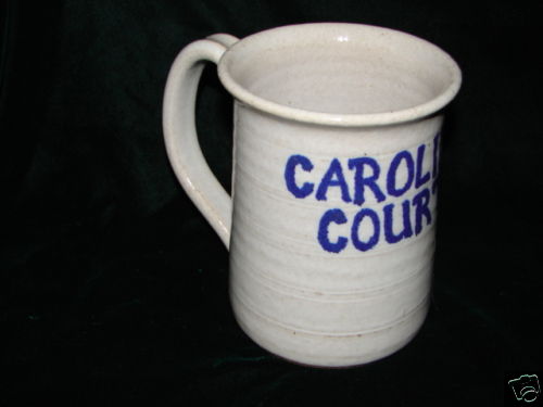 North Carolina Kunstkeramik Bledsoe Becher NC Pottery Bledsoe Made in Thurmond NC - Bild 3 von 3