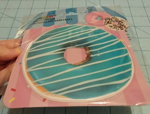 Momoko Brand: Set Of 2 Large Puffy Stickers, Donut & Rainbow, New, Free Shipping - Picture 5 of 11