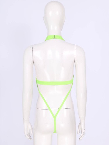 Body de leotardo con tanga de corte alto para mujer Traje de baño de una pieza Sin mangas - Imagen 70 de 72