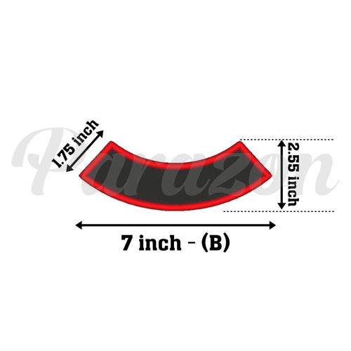 [RP-B] Custom Embroidered Top and Bottom Rocker Motorcycle Biker Sew on Patch - Bild 22 von 44