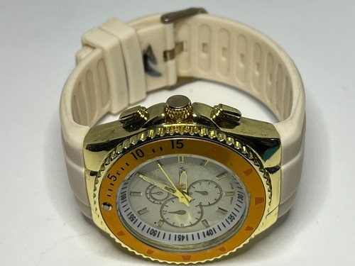 Working Men's Gold Geneva Diver Style Quartz Watch EW - Picture 8 of 9