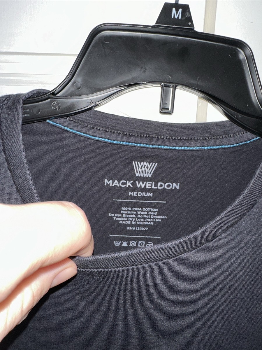 画像 Mack Weldon Pima Cotton Daily Wear Long Sleeve Tee Shirt Men's S/M