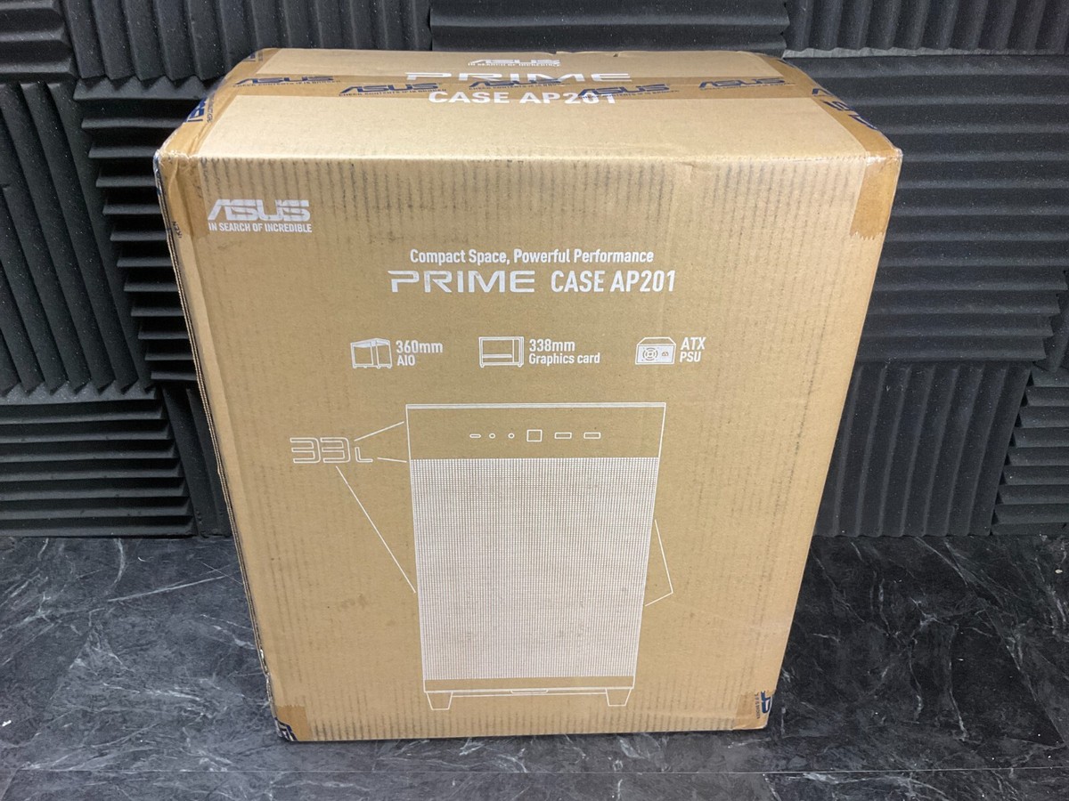【中古】ASUS Prime AP201 ASUS Prime AP201 Tempered Glass MicroATX Case (AP201 ASUS