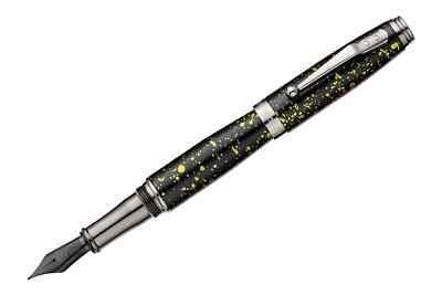 Monteverde Invincia Vega Füllfederhalter in Starlight Yellow Medium Feder MV42603