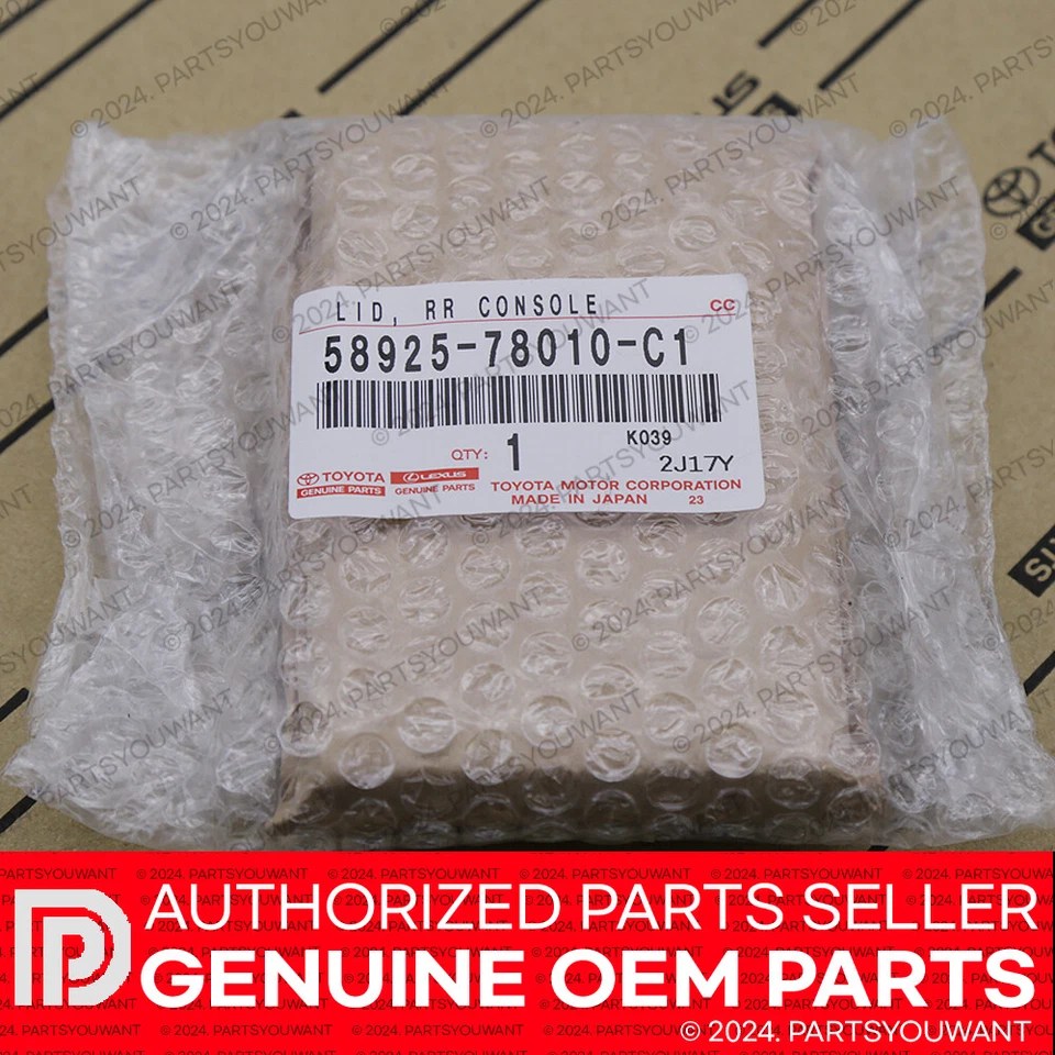 GENUINE Lexus 2015-2016 NX300H NX200T OEM Center Armrest Console Lid with Mirror - Image 2 of 4