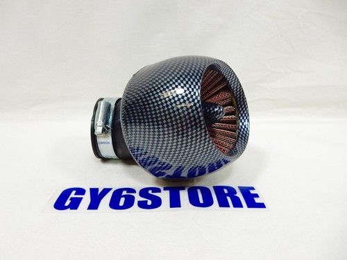 CARBON FIBER LOOK AIR FILTER FOR SCOOTERS WITH 49cc / 50cc MOTORS - Picture 4 of 4