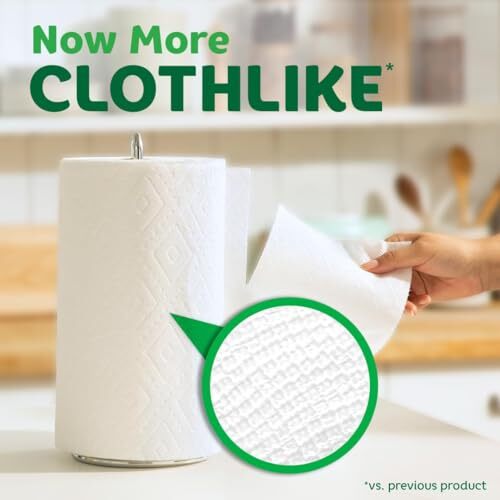 Bounty Quick Size Paper Towels, White, 8 Family Rolls = 20 Regular Rolls - Picture 3 of 8