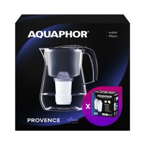 Aquaphor Provence A5 Filterkrug inkl. Filterkartusche - Schwarz