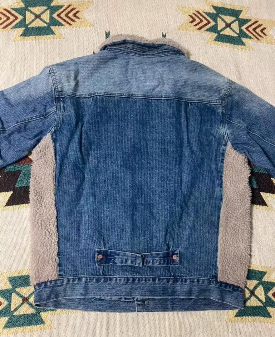 希少 RRL Fleece-Paneled Denim Jacket 希少 RRL Fleece-Paneled Denim Jacket RRL Ralph Lauren Fleece