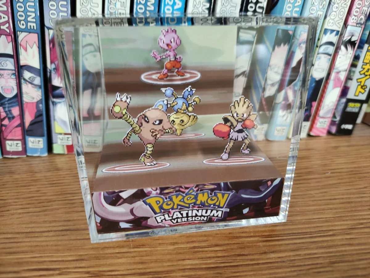 Pokemon Hitmonchan Hitmonlee Hitmontop Evolution Handmade Diorama Cube -  Fanart