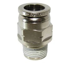 1/2" Hose X 3/8" NPT Push To Connect Straight Male Connector Fitting