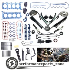 Timing Chain Cam Phaser Gears w/Tools+ Head Gasket Set FOR Ford F-150 5.4L 04-06