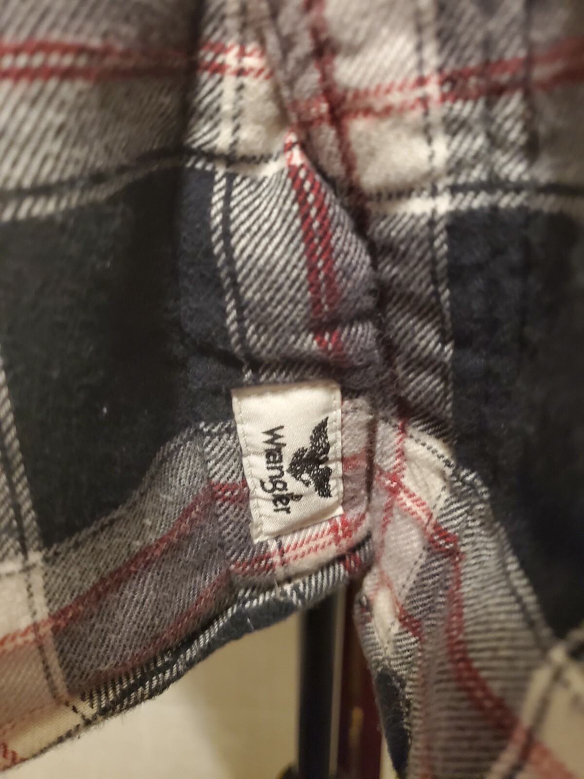 Wrangler Multi-colored Plaid Button Down Soft Ted… - image 3