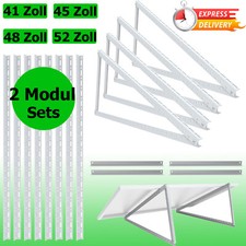 Supporto pannello solare balcone centrale elettrica tetto piano PV1/SET 2 PANNELLI!