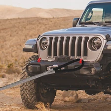 Grey Elasticity Recovery Rope Kit 15100lbs Long Towing Rope with Handbag