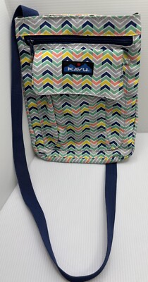 Kavu Bag Women s Keeper Colorful Chevron Print Crossbody 11 By 8 Inches