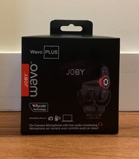 JOBY Wavo PLUS On Camera Vlogging Microphone Super Cardoid High Pass LED display