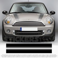 Adesivi compatibili per Mini John Cooper strisce cofano cooper S fasce