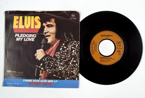 Elvis – Way Down / Pledging My Love 7" Vinyl VG G AS283 - Picture 2 of 4