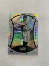 2010 Topps Legends Platinum Chrome Ref  #PC11 Babe Ruth HOF Yankees ⚾️♨️A
