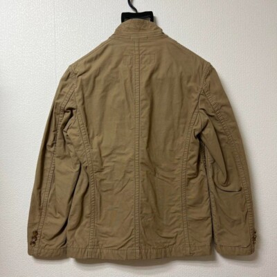 COMME des GARÇONS HOMME Zip Up Blouson Jacket Beige cotton Size:S