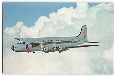 Postcard Airline EASTERN AIRLINES Douglas R5D-2 Skymaster Unposted CC10.