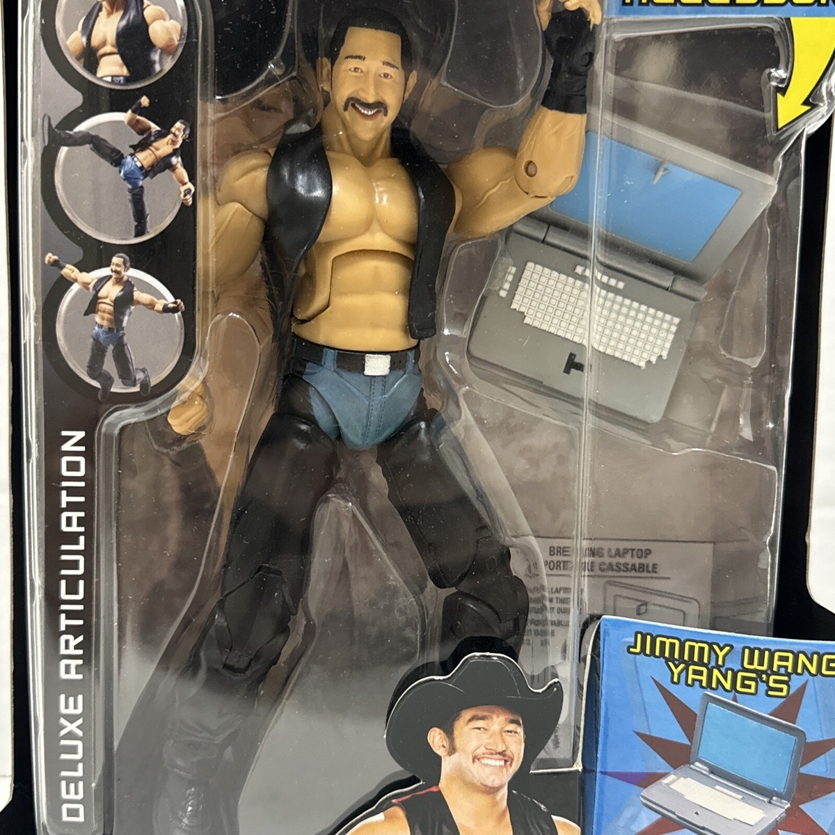 ジャックスパシフィック社製WWEフィギュア THE ROCK WWE DELUXE CLASSIC SERIES 7 AF UNOPENED JAKKS PACIFIC
