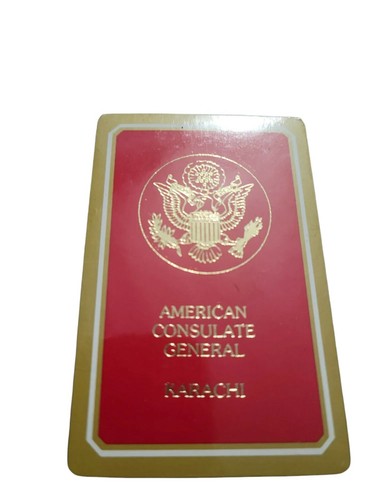 Brandneu Sehr Selten Amerikanisches Generalkonsulat Karachi Spielkarten 2 Decks - Bild 2 von 3