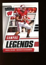 2021 Contenders Draft Picks Campus Legends #4 Russell Wilson Wisconsin Seahawks