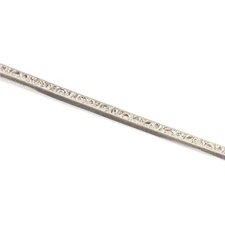 925 Sterling Silver Stepped Bezel Wire Swirl Fancy Pattern Jewelry Wrapping