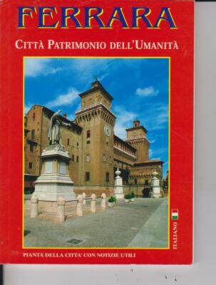 FERRARA STADTPLAN MIT NÜTZLICHEN NACHRICHTEN ORLANDI OGB 1999