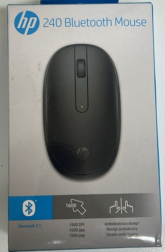 HP 240 Bluetooth Mouse, Black, Bluetooth 5.1, Wireless, Precise Sensor, - Picture 12 of 16