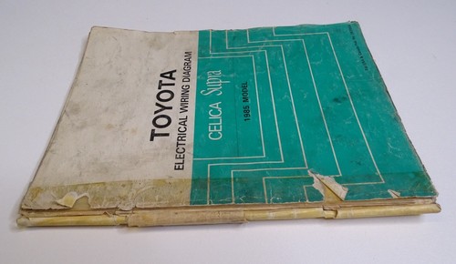 1985 Toyota Celica Supra Electrical Wiring Diagram Service Repair Manual Book - Bild 4 von 15