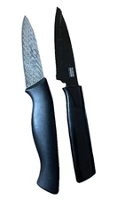 Lot 2 Knives Paring Knife Kuhn Rikon Serrated Amorston Stainless Steel Straight