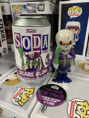 Funko Soda Scare Glow Chase GLOW GITD 1,200 Masters of the