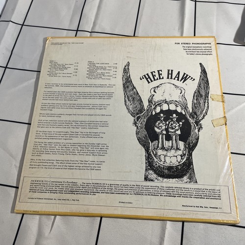 Guest Stars Of The Hee-Haw Show Vinyl Record Rare Vintage LP - George Jones - Picture 2 of 3